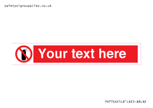 Custom prohibition no aerosol